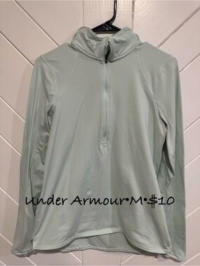 Under Armour Mint Green Half-Zip Pullover